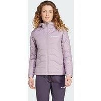 adidas Women/'s TERREX MULTI SYNTHETIC INSULATED HOODED JACKET, Black, L