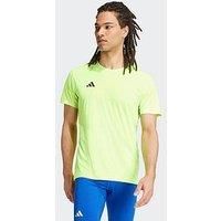Adidas Mens Running Adizero T-Shirt - Yellow