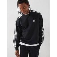 Adidas Originals Mens Oversized Crew Sweat - Black