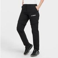 Women's Multi Zip Off Trousers, Black