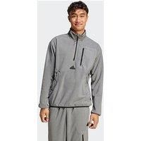 Adidas Sportswear Mens City Escape Half Zip - Grey