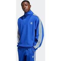 Adidas Originals Mens Adicolor Funnelneck Track Top - Blue