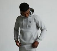 Adidas Originals Mens Essentials Hoodie - Grey