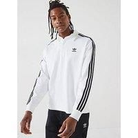 Adidas Originals Mens Adicolor Rugby Polo - White