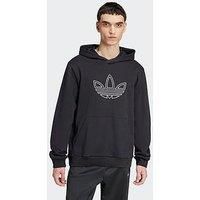 Adidas Originals Mens Outline Hoodie - Black
