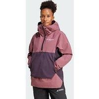 Adidas Terrex Xperior 2L Lined Rain.Rdy Anorak - Dark Red