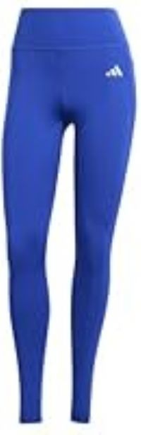 adidas Women/'s Optime Essentials Stash Pocket Full Length Leggings, semi lucid blue, XXS