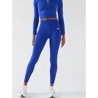 Adidas Womens Training Mat Mix Tights - Blue
