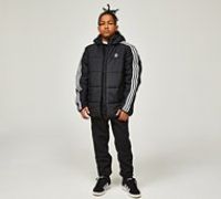 adidas Originals Junior 3-Stripes Jacket - Black - Size M/B