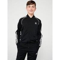 Adidas Originals Older Unisex Superstar Track Top - Black