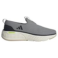 adidas Men/'s Cloudfoam GO Lounger Shoes, Grey Three/core Black/Off White, 11 UK