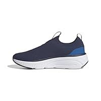 adidas Men/'s Cloudfoam GO Sock Shoes, Dark Blue/Halo Silver/core Black, 12 UK