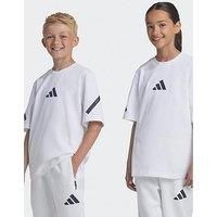 Adidas Sportswear Junior Boys Adidas Z.N.E. T-Shirt - White