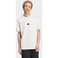 adidas Unisex Kids Essentials Small Logo Cotton Short Sleeve T-Shirt, 9-10 Years White/Black