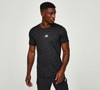 adidas Gym Plus Training Seamless T-Shirt - Black - Size XS