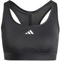 adidas Women/'s PowerReact Training Bra, XS Black