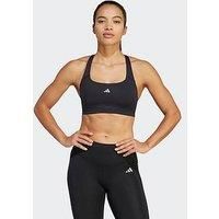 Adidas Womens Training Mid Support Sports Bra - Black