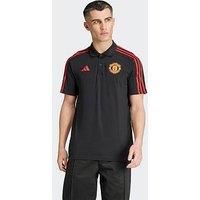 Adidas Manchester United Mens Dna Polo -Black