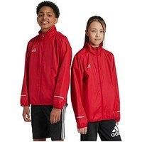 adidas Unisex Kids TEAM WIND.RDY JACKET, team power red 2/REFLECTIVE SILVER, 15-16 Years