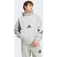 adidas Mens Z.N.E. Hoodie Grey Heather S