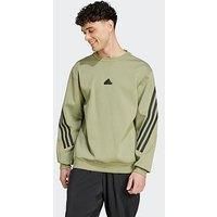 Adidas Sportswear Men'S Future Icons 3-Stripes Sweatshirt - Green