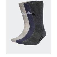 Adidas Unisex Adult Training Cushioned Crew 3Pk Socks - Multi