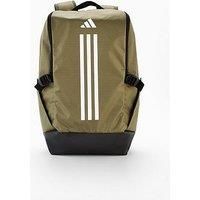 adidas Unisex Backpack, olive strata/WHITE, One Size
