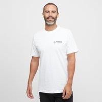 adidas Men/'s Terrex Graphic T-Shirt, White, M