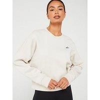 Adidas Sportswear Women'S Small Logo Feel Cozy Sweat - Grey