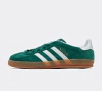 adidas Originals Womens Gazelle Indoor Trainer - Green - Size 4