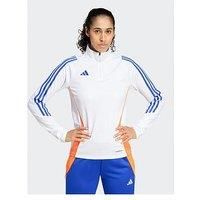 Adidas Womens Tiro 24 Training Track Top -White/Blue