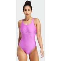 adidas Women/'s Big Bars Swimsuit, 30