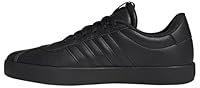 adidas Men/'s VL Court 3.0 Shoes, Carbon Black/Carbon Black/GOLDMET, 6 UK