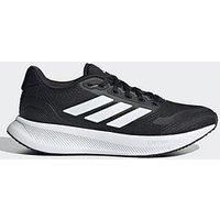 Adidas Womens Running Runfalcon 5 Wide Fit Trainers - Black/White