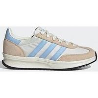 adidas Women/'s Run 70S 2.0 Shoes, White/Glow Blue/Halo Ivory, 4 UK
