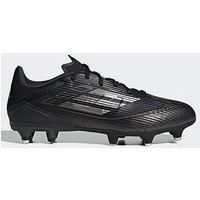 adidas F50 LEAGUE Football boots Soft Ground Shoes, core black/IRON MET/gold met, 7 UK