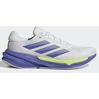 Adidas Womens Running Supernova Stride 2 Trainers - White/Silver/Cobalt Blue