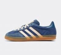adidas Originals Womens Gazelle Indoor Trainer - Blue - Size 5
