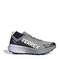 adidas Mens Agravic Gore Tex Trail Running Shoes Road Grey/Orange 8 UK