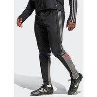 adidas Men/'s SQUADRA25 Training Pant, Black/Team Grey Four/Pure Ruby, S