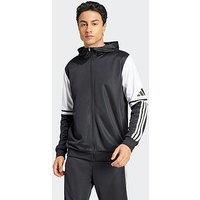 adidas Men/'s SQUADRA25 HOODY black/white, M