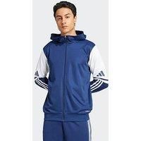 adidas Men/'s SQUADRA25 HOODY team navy blue 2/white, S