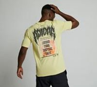 adidas Originals Trefoil Series Death Tour T-Shirt - Yellow - Size XL