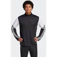 adidas Men/'s SQUADRA25 TRAINING TOP, black/white, L