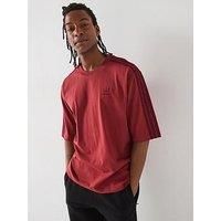 Adidas Originals Men'S Adicolor Oversized T-Shirt - Preloved Ruby