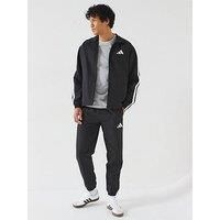 adidas Men/'s 3 STRIPES WOVEN TRACKSUITS, black, XL