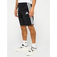 adidas Men/'s 3 STRIIPES Tricot Regular FIT Shorts, Black, S