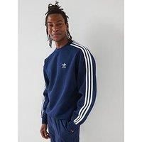 Adidas Originals Mens Adicolor Oversized Crew Sweat - Navy - Blue