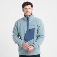 Adidas Terrex Mens Xpl Pile Snap Fleece- Light Blue