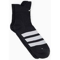 adidas Unisex RUNxADIZERO Sock 1PP, Black/White/White, 8.5-10